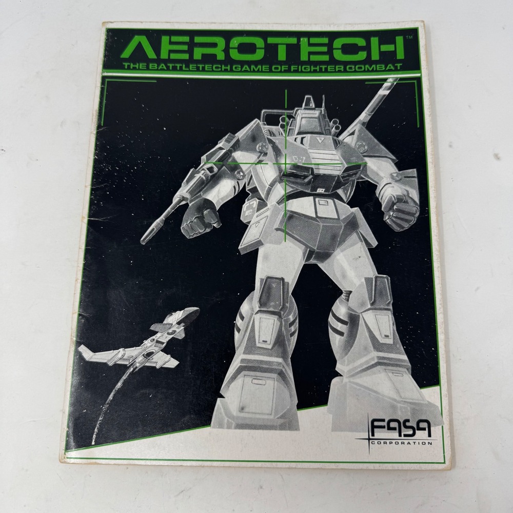 AeroTech The BattleTech Game of Fighter Combat FASA 1986 Vintage Rulebook 1602